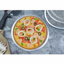 SOGA 10-inch Round Seamless Aluminium Nonstick Commercial Grade Pizza Screen Baking Pan 14 SOGA 10-inch Round Seamless Aluminium Nonstick Commercial Grade Pizza Screen Baking Pan -Barbeques shop 2CZZY5cOLZhPb ZKMOoBdQMgQ 5