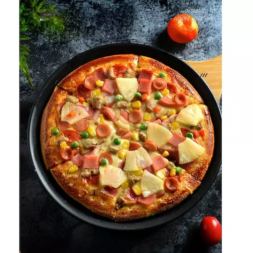 SOGA 2X 7-inch Round Black Steel Non-stick Pizza Tray Oven Baking Plate Pan 4 SOGA 2X 7-inch Round Black Steel Non-stick Pizza Tray Oven Baking Plate Pan - Image 4