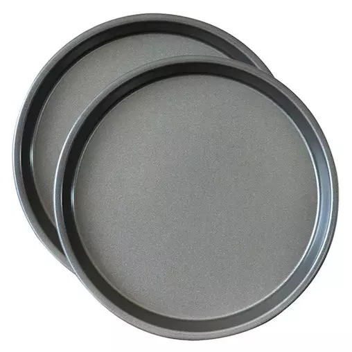 SOGA 2X 10-inch Round Black Steel Non-stick Pizza Tray Oven Baking Plate Pan 1 SOGA 2X 10-inch Round Black Steel Non-stick Pizza Tray Oven Baking Plate Pan