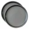 SOGA 2X 7-inch Round Black Steel Non-stick Pizza Tray Oven Baking Plate Pan