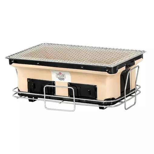 Grillz Ceramic BBQ Grill Smoker Hibachi 1 Grillz Ceramic BBQ Grill Smoker Hibachi
