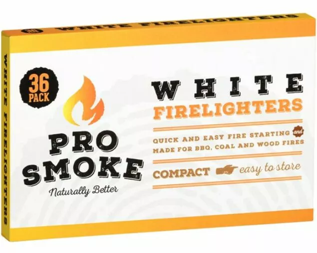 Pro Smoke White Fire Lighters 36pk 1 Pro Smoke White Fire Lighters 36pk