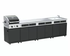 Beefmaster Classic 2 Burner BBQ Kitchen On Classic Cart 3 Beefmaster Classic 2 Burner BBQ Kitchen On Classic Cart -Barbeques shop BI2BKRV 02