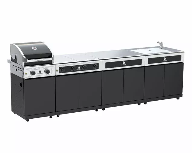 Beefmaster Classic 2 Burner BBQ Kitchen On Classic Cart 2 Beefmaster Classic 2 Burner BBQ Kitchen On Classic Cart - Image 2