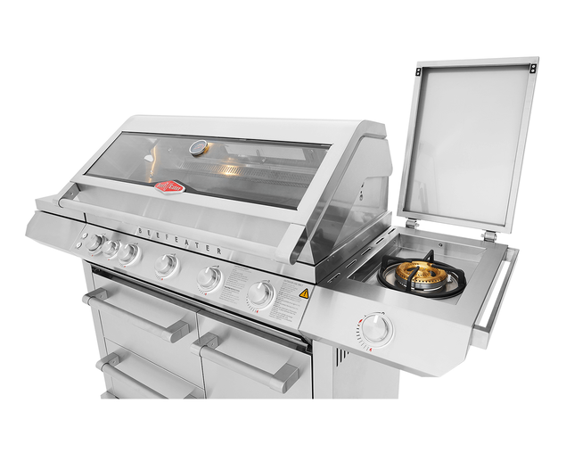 BeefEater 7000 Premium 5 Burner Flame Failure BBQ On Side Burner Cart 4 BeefEater 7000 Premium 5 Burner Flame Failure BBQ On Side Burner Cart - Image 4