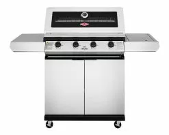 BeefEater 1200 Series - 4 Burner Stainless Steel BBQ With Side Burner