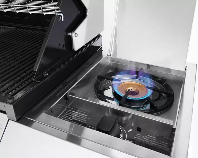 BeefEater 1200 Series - 5 Burner Stainless Steel BBQ With Side Burner 6 BeefEater 1200 Series - 5 Burner Stainless Steel BBQ With Side Burner - Image 6