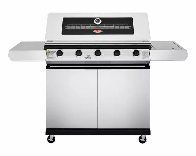 BeefEater 1200 Series - 5 Burner Stainless Steel BBQ With Side Burner 1 BeefEater 1200 Series - 5 Burner Stainless Steel BBQ With Side Burner