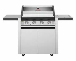 BeefEater 1600 Series - 4 Burner Stainless Steel BBQ With Side Burner (Silver)