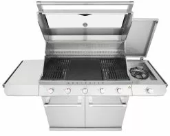 BeefEater 7000 Classic 4 Burner BBQ On Side Burner Cart -Barbeques shop BMG7652SA 04