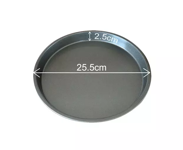 SOGA 2X 10-inch Round Black Steel Non-stick Pizza Tray Oven Baking Plate Pan 7 SOGA 2X 10-inch Round Black Steel Non-stick Pizza Tray Oven Baking Plate Pan - Image 7