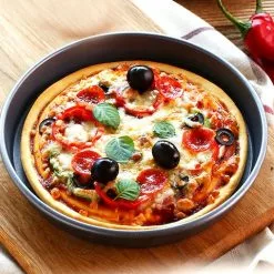 SOGA 2X 10-inch Round Black Steel Non-stick Pizza Tray Oven Baking Plate Pan 14 SOGA 2X 10-inch Round Black Steel Non-stick Pizza Tray Oven Baking Plate Pan -Barbeques shop E1BYkibG0jiLZPQlVEuvleH Q 2