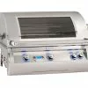 Fire Magic Grills Echelon E790i 3 Burner Built-In BBQ (H Shaped Burners) With Digital Thermometer And Magic Window