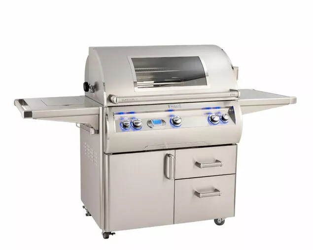 Fire Magic Grills Echelon E790s Free Standing 3 Burner BBQ (H Shaped Burners) With Digital Thermometer And Flush Mounted Single Side Burner 1 Fire Magic Grills Echelon E790s Free Standing 3 Burner BBQ (H Shaped Burners) With Digital Thermometer And Flush Mounted Single Side Burner