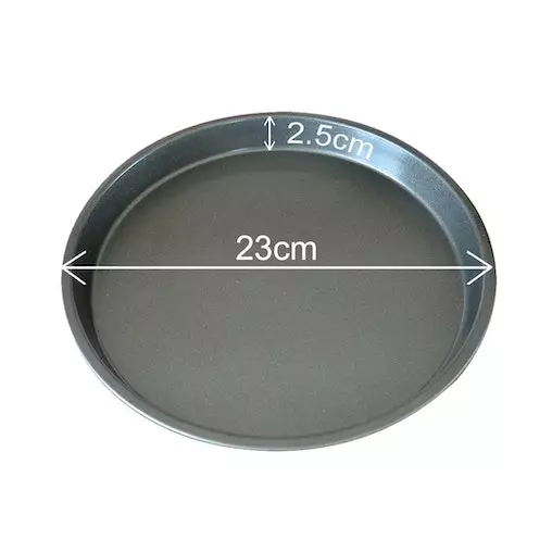 SOGA 2X 9-inch Round Black Steel Non-stick Pizza Tray Oven Baking Plate Pan 7 SOGA 2X 9-inch Round Black Steel Non-stick Pizza Tray Oven Baking Plate Pan - Image 7