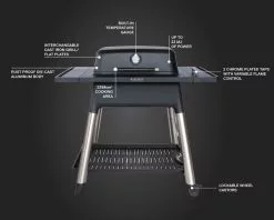 Everdure By Heston Blumenthal FORCE 2 Burner BBQ With Stand 23 Everdure By Heston Blumenthal FORCE 2 Burner BBQ With Stand -Barbeques shop HBG2B 09