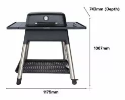 Everdure By Heston Blumenthal FORCE 2 Burner BBQ With Stand 24 Everdure By Heston Blumenthal FORCE 2 Burner BBQ With Stand -Barbeques shop HBG2B 10