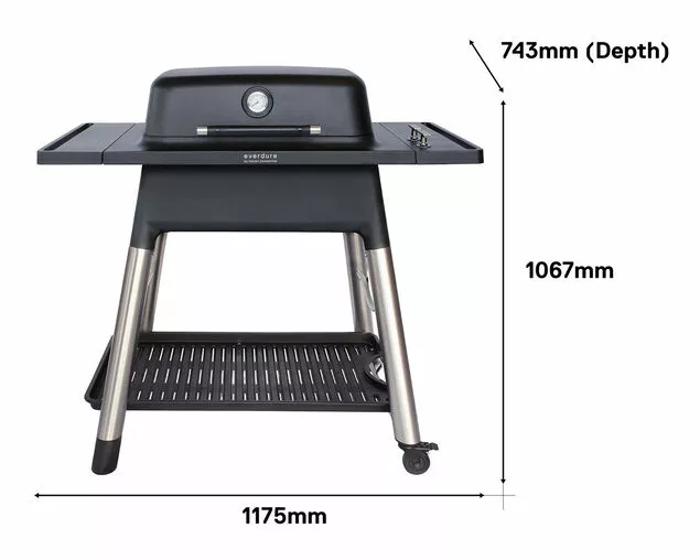 Everdure By Heston Blumenthal FORCE 2 Burner BBQ With Stand 12 Everdure By Heston Blumenthal FORCE 2 Burner BBQ With Stand - Image 12