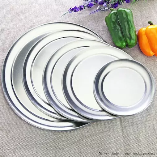 SOGA 2X 11-inch Round Aluminum Steel Pizza Tray Home Oven Baking Plate Pan 6 SOGA 2X 11-inch Round Aluminum Steel Pizza Tray Home Oven Baking Plate Pan - Image 6
