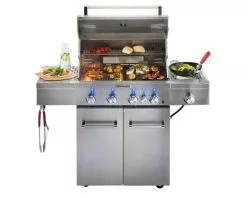 KitchenAid 4 Burner LPG BBQ With Side Burner