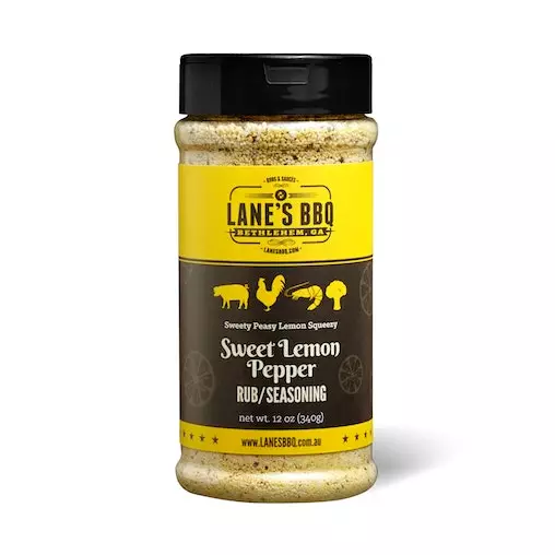 Lane's BBQ Australia - Sweet Lemon Pepper Rub 340g 1 Lane's BBQ Australia - Sweet Lemon Pepper Rub 340g
