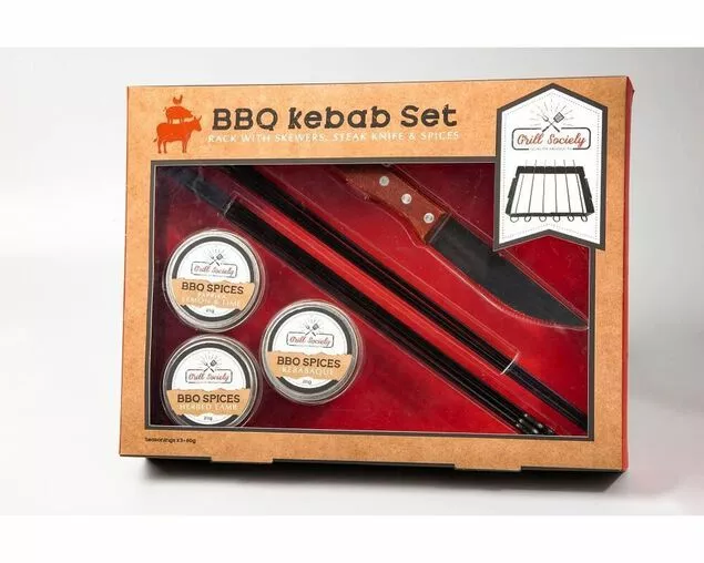 Grill Society Kebab & Seasoning Set 1 Grill Society Kebab & Seasoning Set