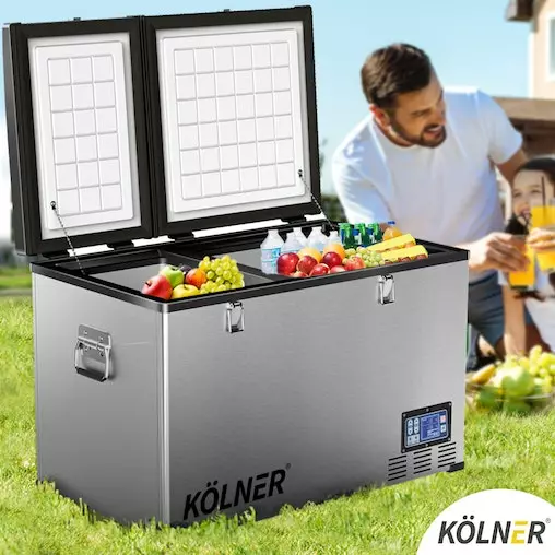 Kolner 125L Portable Camping Fridge And Freezer 12v-240v 9 Kolner 125L Portable Camping Fridge And Freezer 12v-240v - Image 9