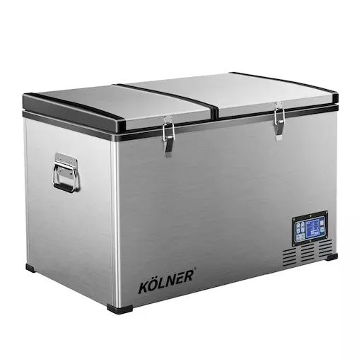 Kolner 125L Portable Camping Fridge And Freezer 12v-240v 1 Kolner 125L Portable Camping Fridge And Freezer 12v-240v