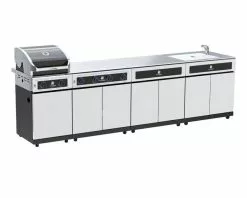 Premium Beefmaster 2 Burner BBQ Kitchen On Deluxe Cart