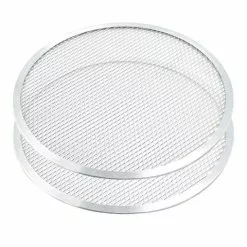 SOGA 2X 9-inch Round Seamless Aluminium Nonstick Commercial Grade Pizza Screen Baking Pan