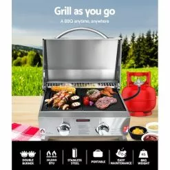 Grillz Portable Gas BBQ LPG Oven Camping Cooker Grill 2 Burners Stove Outdoor 19 Grillz Portable Gas BBQ LPG Oven Camping Cooker Grill 2 Burners Stove Outdoor -Barbeques shop UvqHCz6l52hb6g2zphUpAGJkg