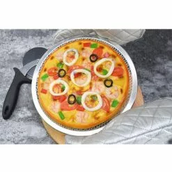 SOGA 12-inch Round Seamless Aluminium Nonstick Commercial Grade Pizza Screen Baking Pan 13 SOGA 12-inch Round Seamless Aluminium Nonstick Commercial Grade Pizza Screen Baking Pan -Barbeques shop WBx8gCwp1h4UxgsVjI1GLpl9Y 1