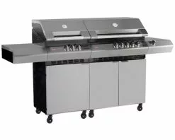 Ziegler And Brown Ziegler & Brown Turbo Elite 8 Burner On Side Burner Cart