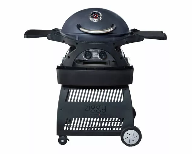Ziggy By Ziegler And Brown Ziggy Classic Twin Grill LPG BBQ On Cart 2 Ziggy By Ziegler And Brown Ziggy Classic Twin Grill LPG BBQ On Cart - Image 2
