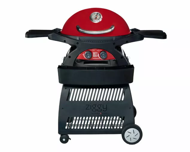 Ziggy By Ziegler And Brown Ziggy Classic Twin Grill LPG BBQ On Cart 1 Ziggy By Ziegler And Brown Ziggy Classic Twin Grill LPG BBQ On Cart