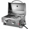 Grillz Portable Gas Oven BBQ 2 Burners LPG Stove Outdoor Picnic Camping Cooking