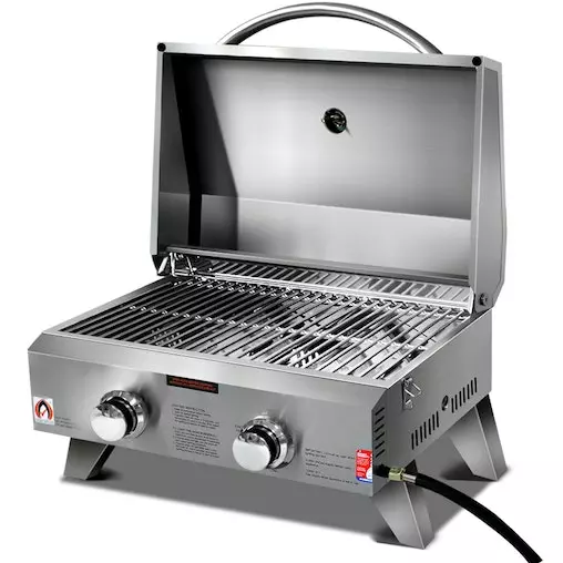 Grillz Portable Gas Oven BBQ 2 Burners LPG Stove Outdoor Picnic Camping Cooking 1 Grillz Portable Gas Oven BBQ 2 Burners LPG Stove Outdoor Picnic Camping Cooking