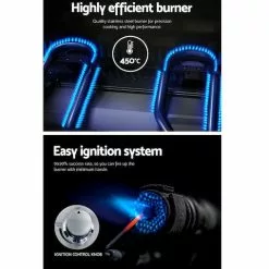 Grillz Portable Gas BBQ LPG Oven Camping Cooker Grill 2 Burners Stove Outdoor 12 Grillz Portable Gas BBQ LPG Oven Camping Cooker Grill 2 Burners Stove Outdoor -Barbeques shop df3KbmW4GrigToR5b8Q5p49q0