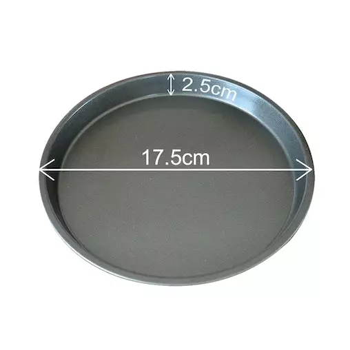 SOGA 2X 7-inch Round Black Steel Non-stick Pizza Tray Oven Baking Plate Pan 7 SOGA 2X 7-inch Round Black Steel Non-stick Pizza Tray Oven Baking Plate Pan - Image 7