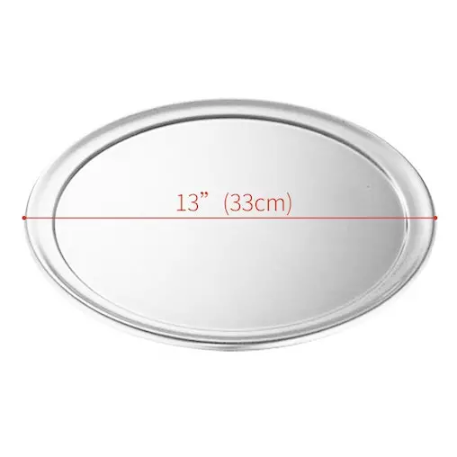 SOGA 6X 13-inch Round Aluminum Steel Pizza Tray Home Oven Baking Plate Pan 2 SOGA 6X 13-inch Round Aluminum Steel Pizza Tray Home Oven Baking Plate Pan - Image 2