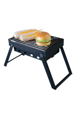 BR Outdoor Premium Portable Charcoal Folding BBQ Grill Barbecue Foldable Travel - Black/Silver -Barbeques shop 5ec15c9ff4514f499a23f14262ab2c05 104