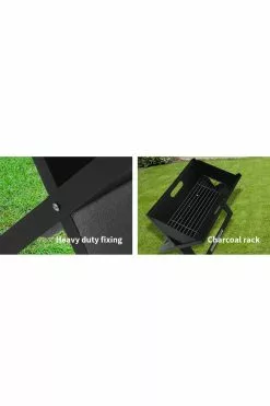 Moyasu Portable Charcoal BBQ Grill Outdoor Camping Barbecue Set Picnic Foldable -Barbeques shop b3dcb88c19b040f799028df3c9c0109d 3